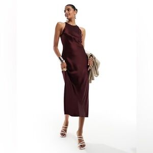 & OTHER STORIES Burgundy Dress